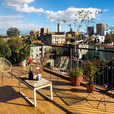 Casa Indigo Cdmx Hostel เม็กซิโกซิตี้ ภายนอก รูปภาพ