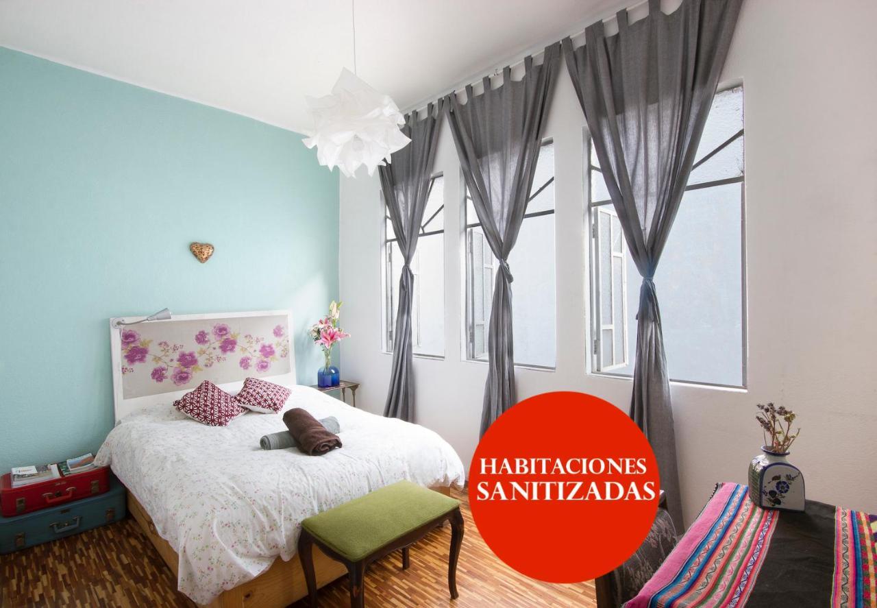 Casa Indigo Cdmx Hostel เม็กซิโกซิตี้ ภายนอก รูปภาพ