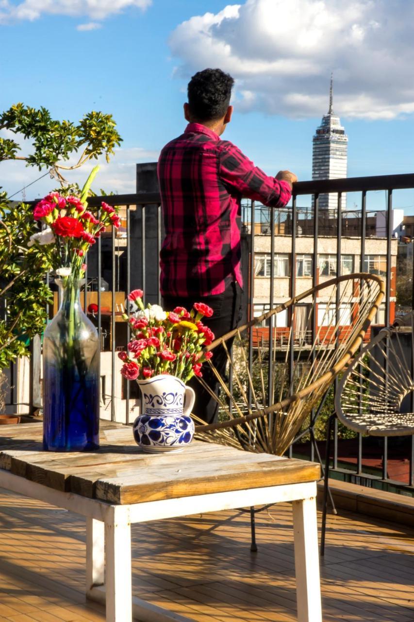 Casa Indigo Cdmx Hostel เม็กซิโกซิตี้ ภายนอก รูปภาพ