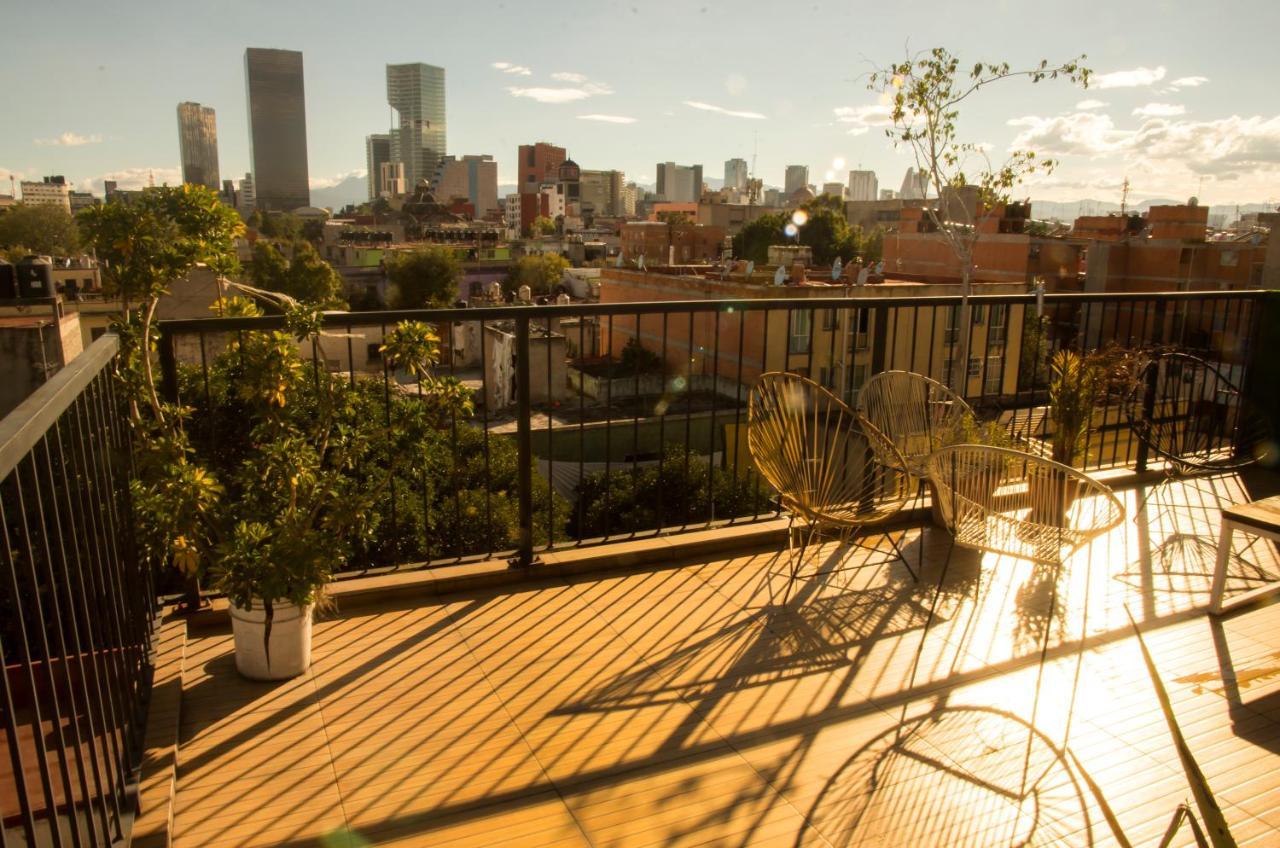 Casa Indigo Cdmx Hostel เม็กซิโกซิตี้ ภายนอก รูปภาพ